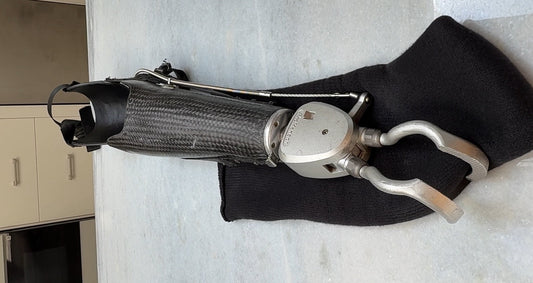 ProHensor terminal device attached to a carbon fiber arm socket